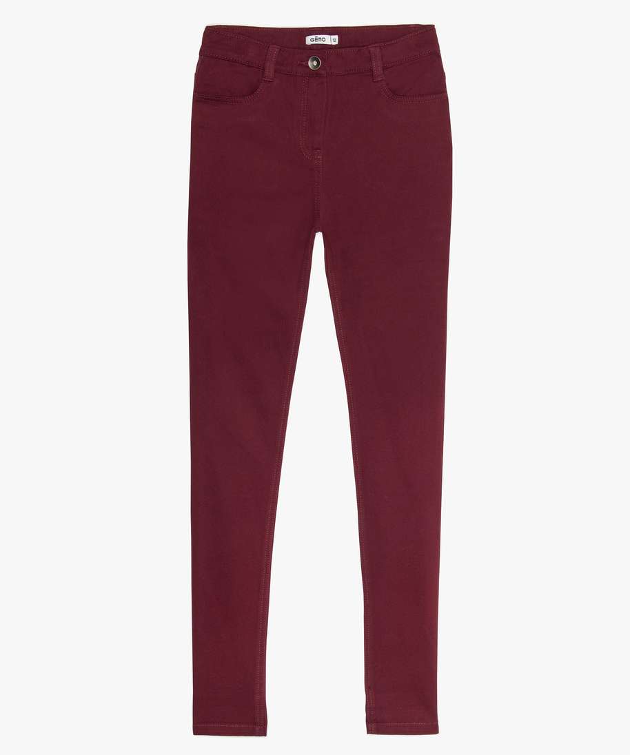 Pantalon fille taille haute cheap