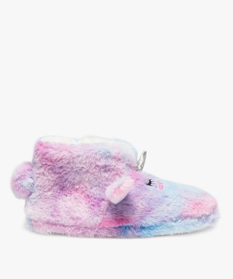 Chausson licorne top multicolore