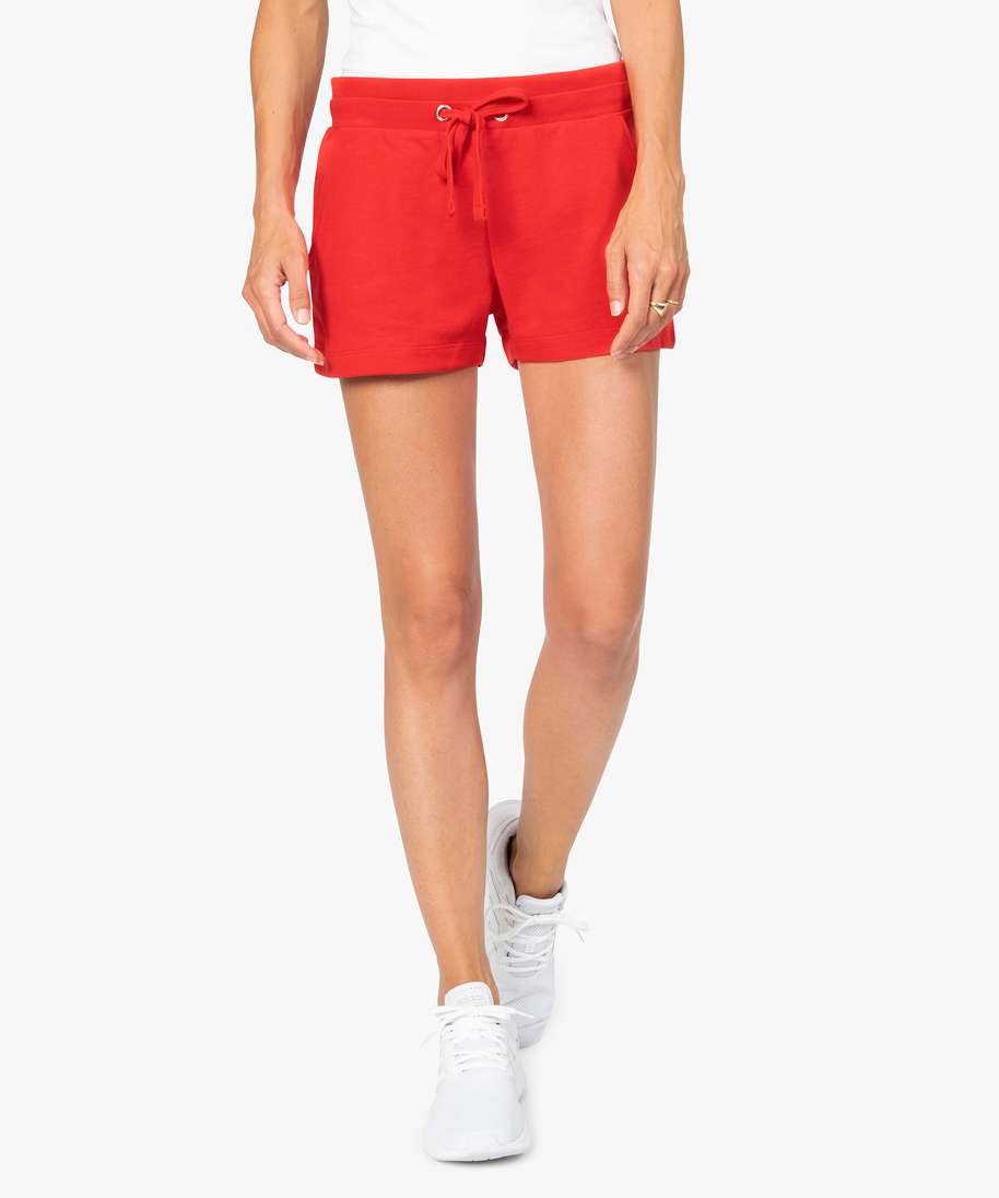 Short de bain rouge femme 2025