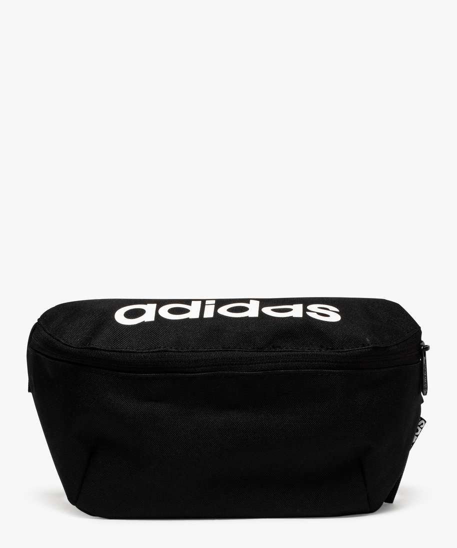 sac homme forme banane avec inscription adidas noir sacs bandouliere