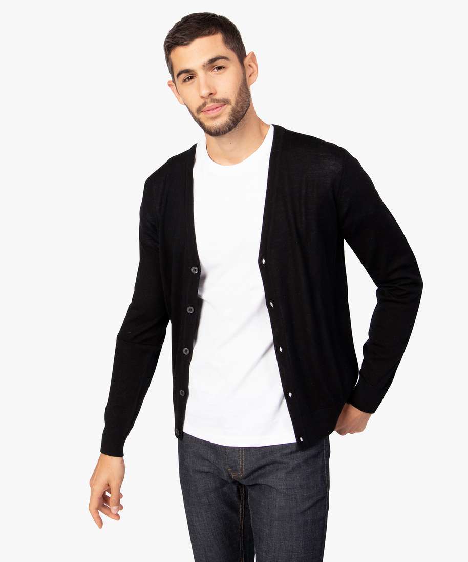 gilet merinos homme