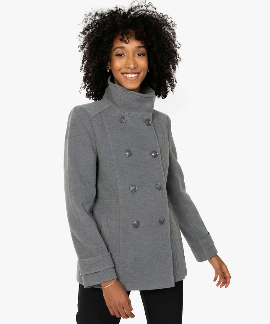 manteau gris h et m