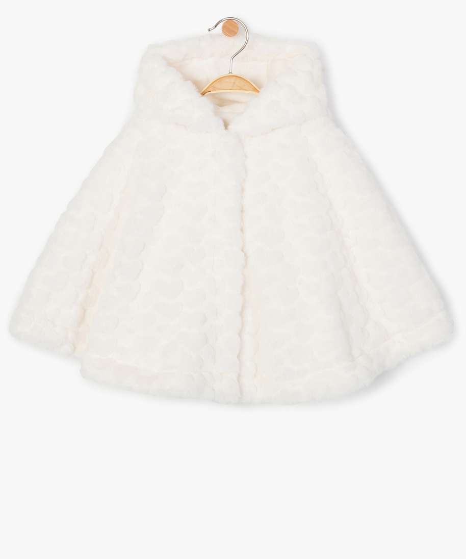 Manteau Peluche Bébé Fille