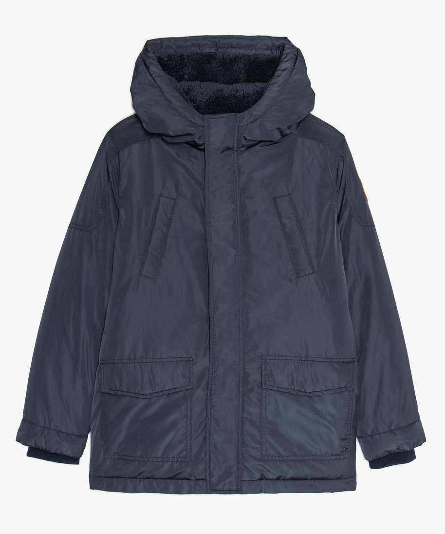 L SERVER Manteau Enfant Fille Chaud Veste Epais En Polaire Blouson Elégant Coupe-vent Hiver Vêtements