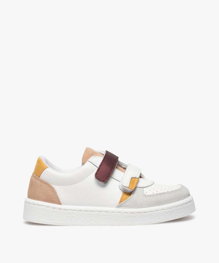 Basket fille scratch cuir shop