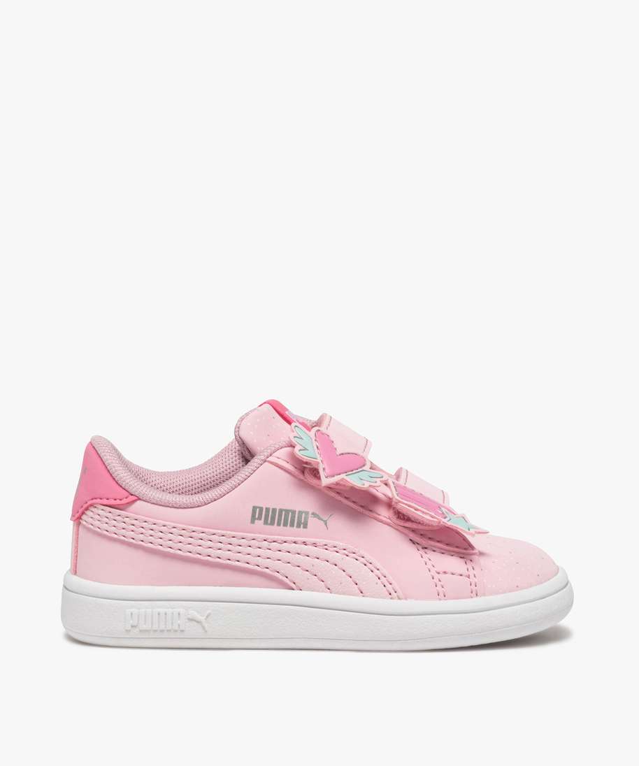 BASKET BEBE FILLE ROSE PUMA 