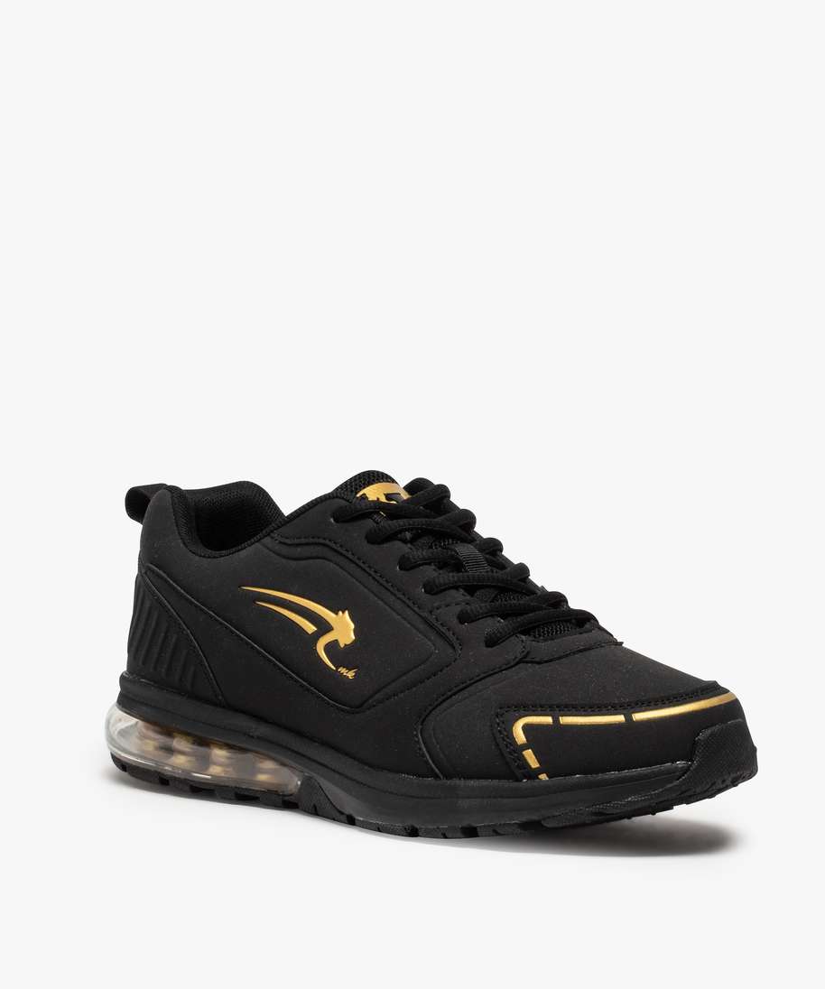 baskets homme bicolores semelle a bulle d air airness noir baskets et tennis homme GEMO