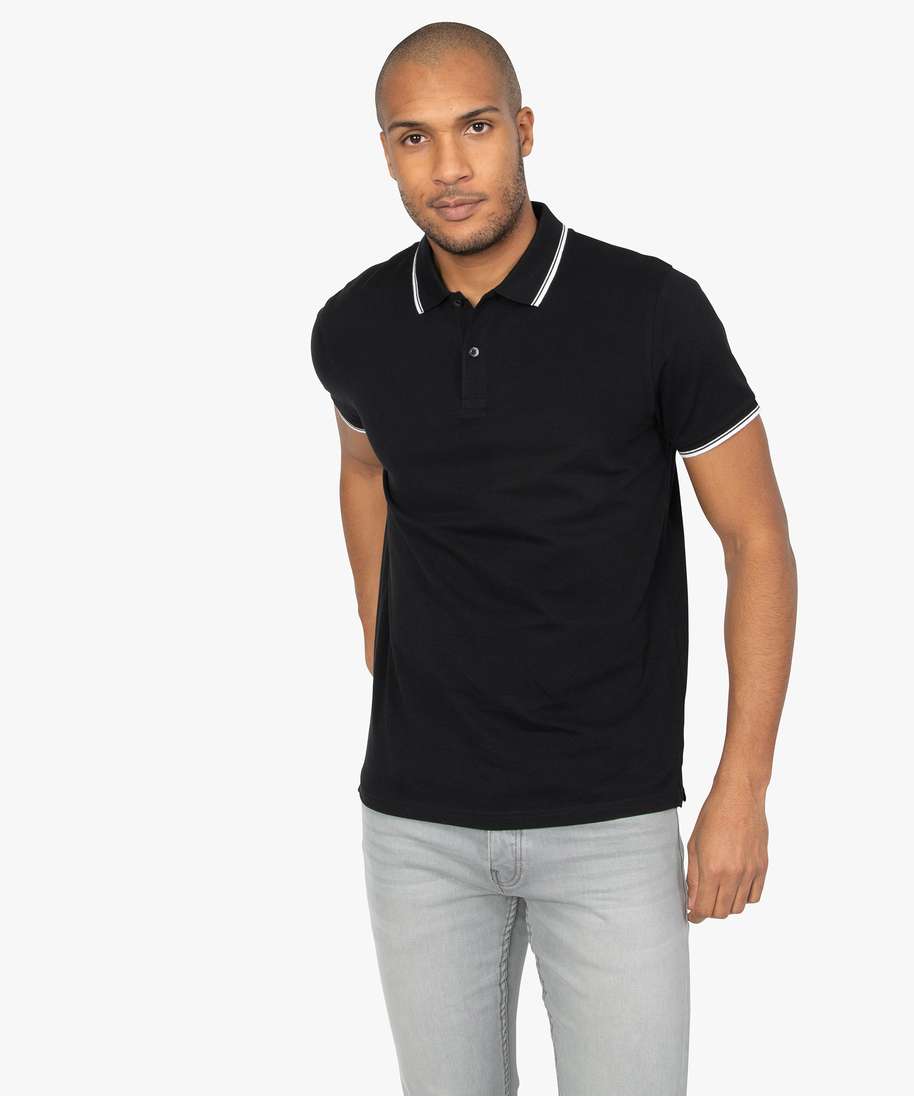 Polo homme manches courtes