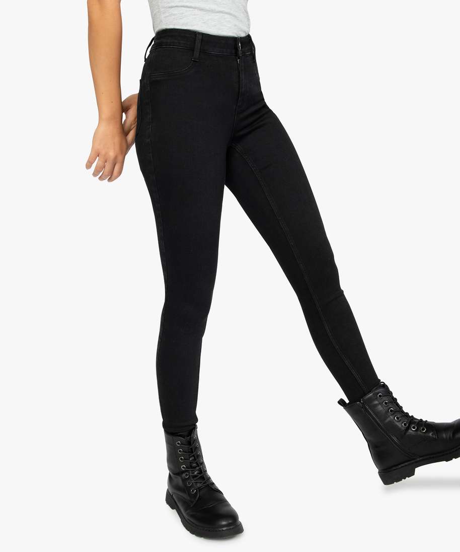 jegging femme taille haute noir jegging femme