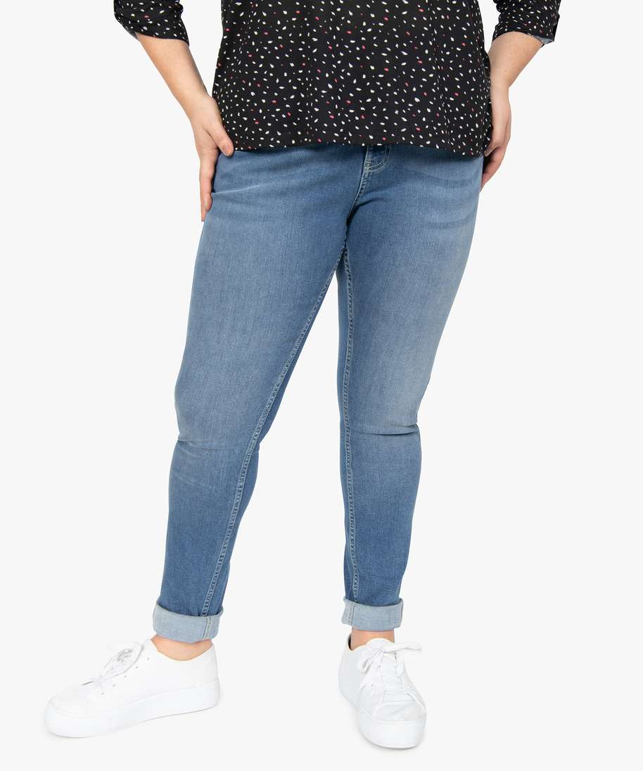 jean femme slim gainant taille normale gris pantalons et jeans
