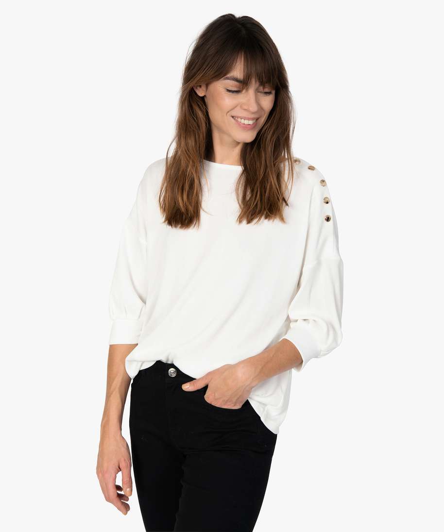 T shirt femme epaule nu on sale