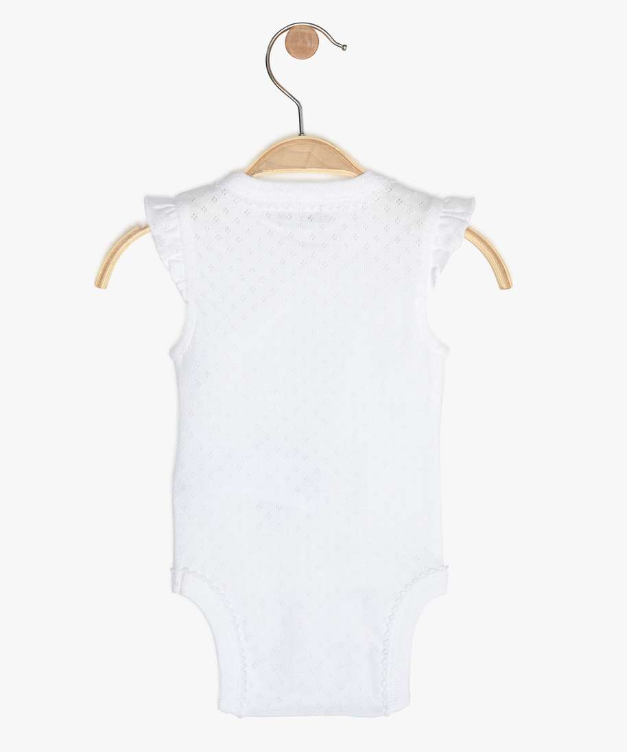 Body bébé fille sans manche outlet