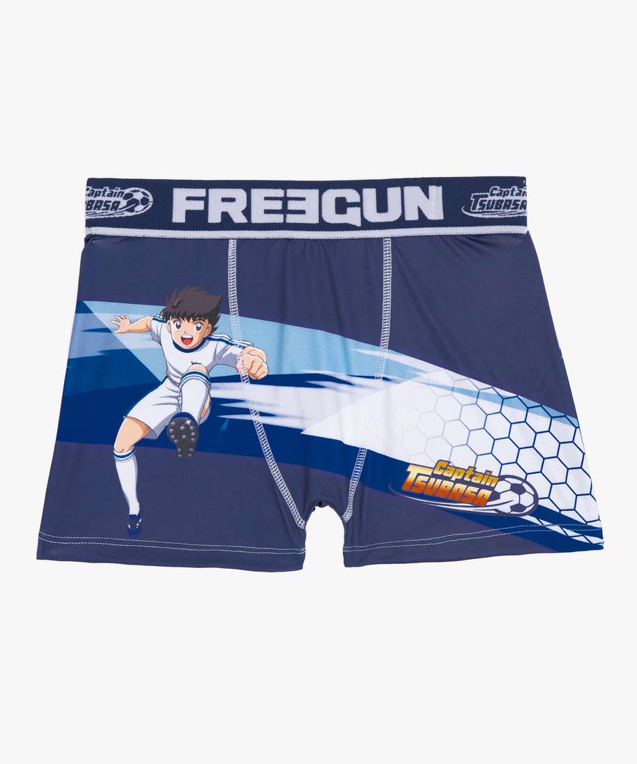 boxer garcon avec motifs captain tsubasa freegun multicolore