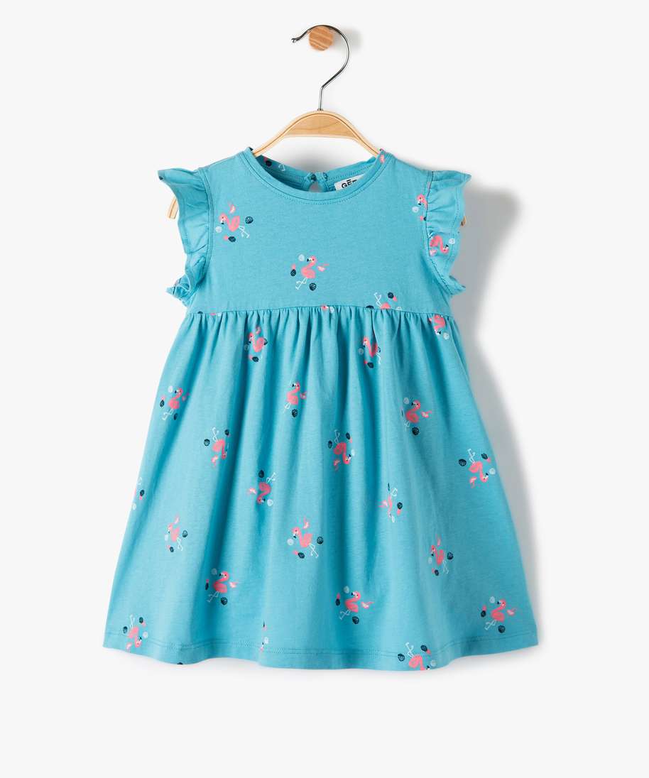 robe bebe fille ample a motifs multicolore robes
