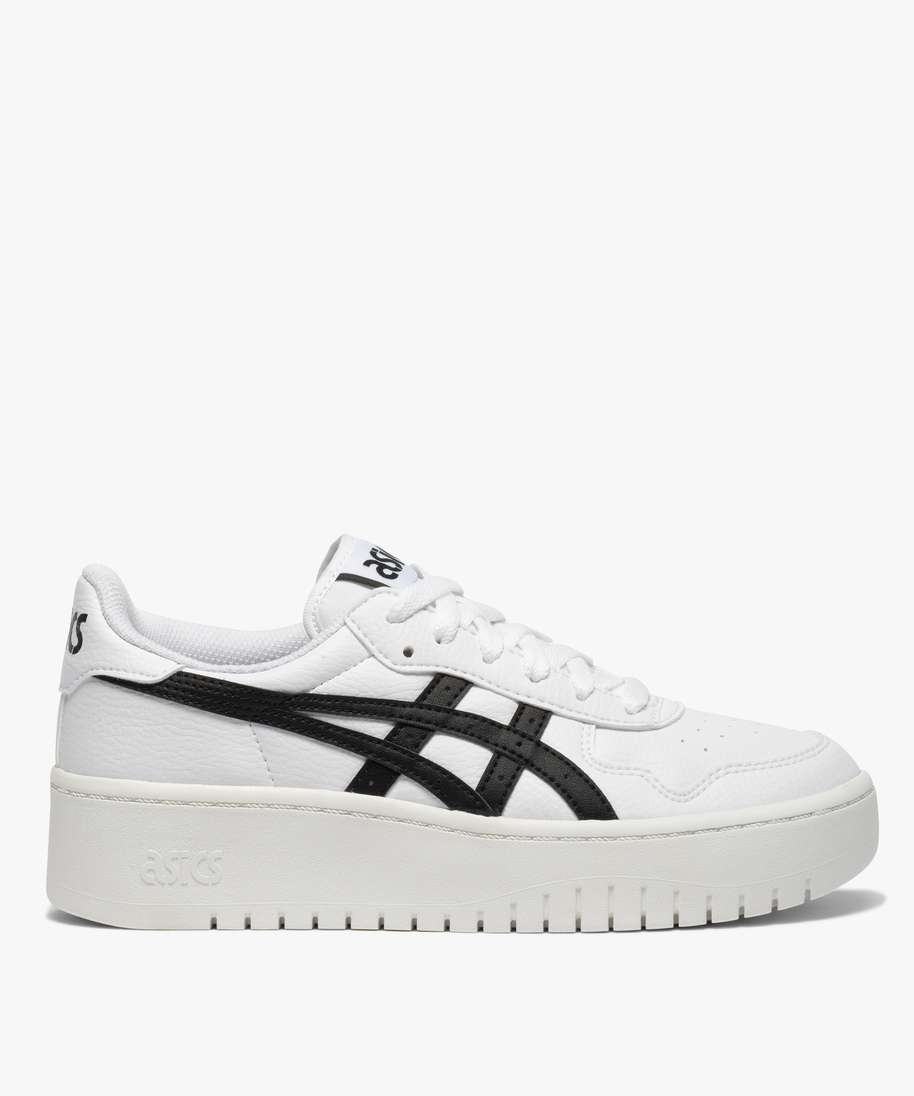 Gemo chaussures tennis femme unies a lacets - asics japan s pf blanc femme  | GÉMO