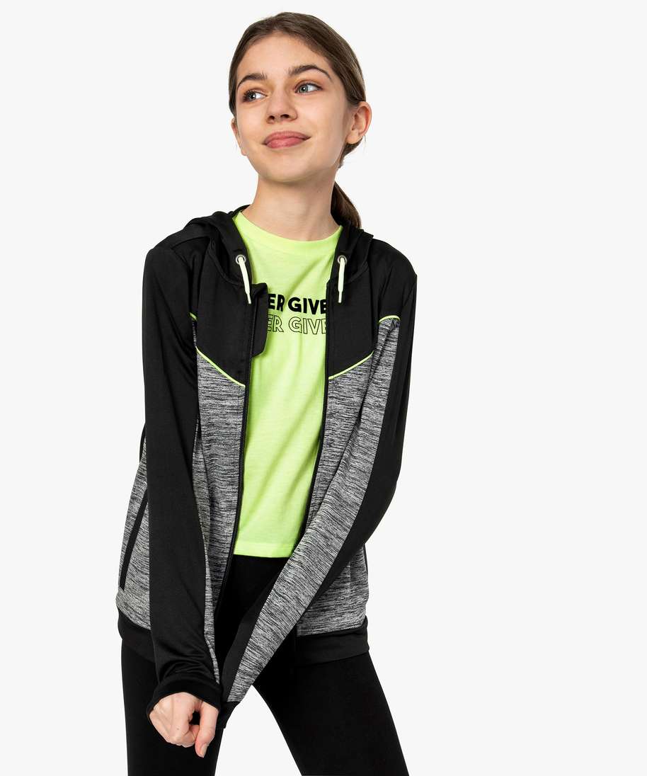 Veste sport zippée