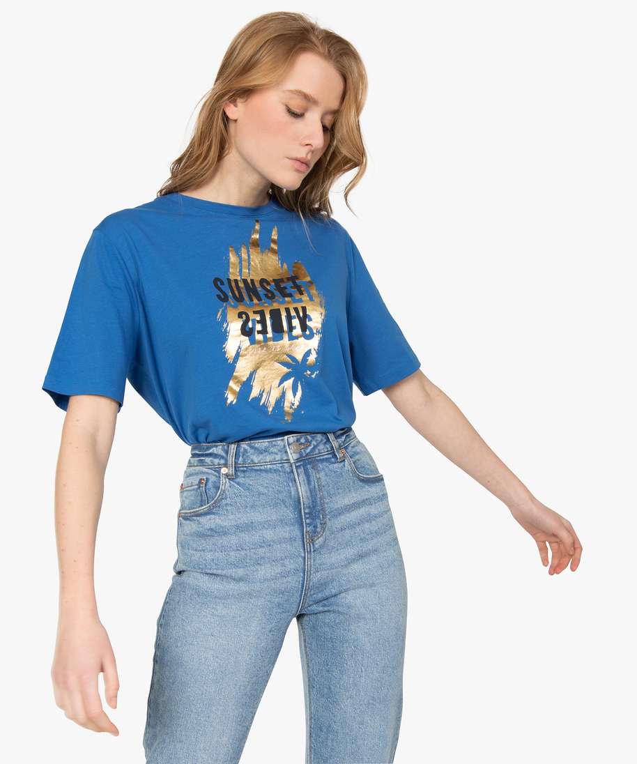 T shirt femme ample shop