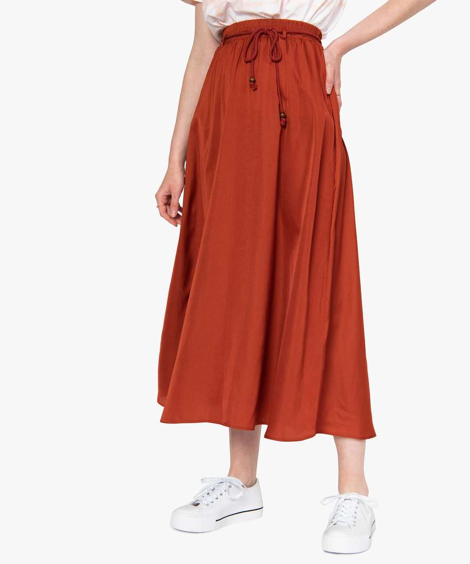 Jupe midi fleurie sales