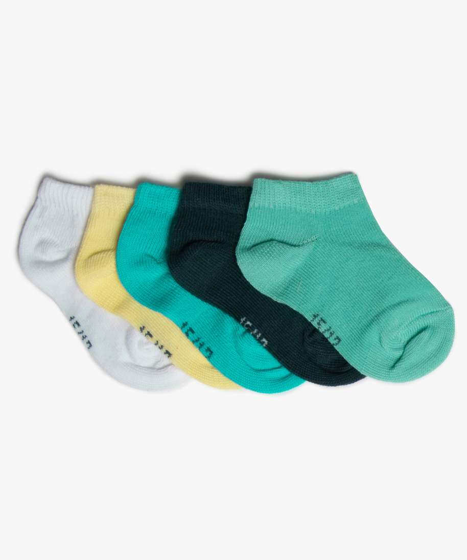 chaussettes bebe fille courtes lot de 5 dore chaussettes bebe GEMO