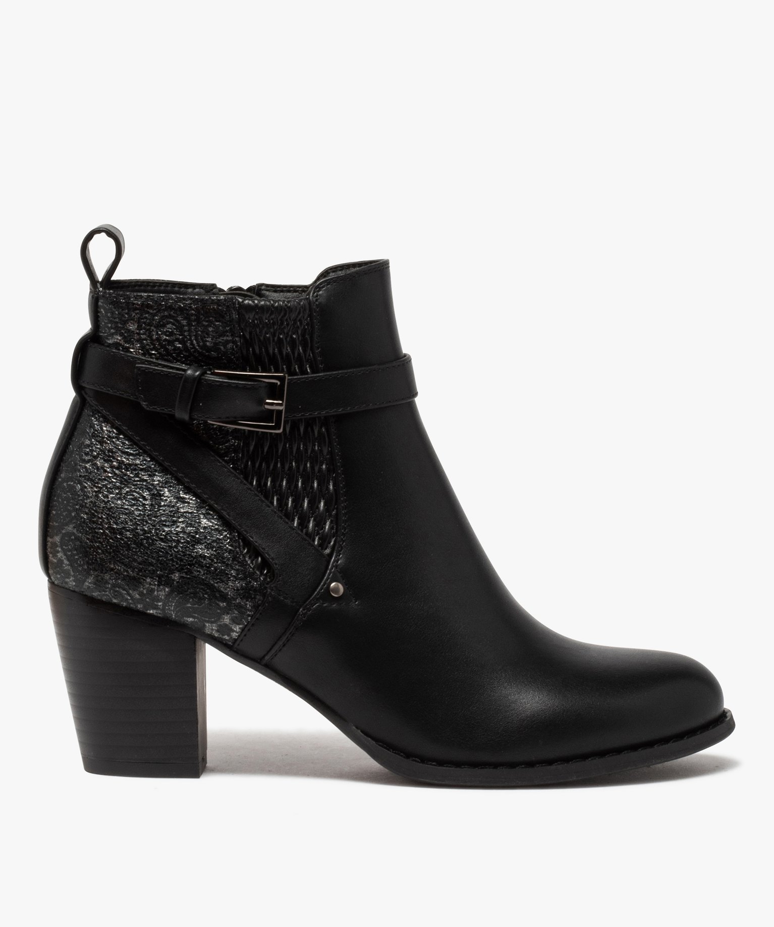 Boots talon biseauté clearance