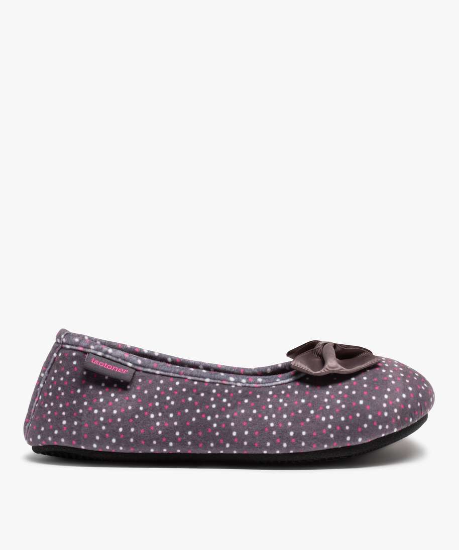 Chausson ballerine femme 2025 isotoner