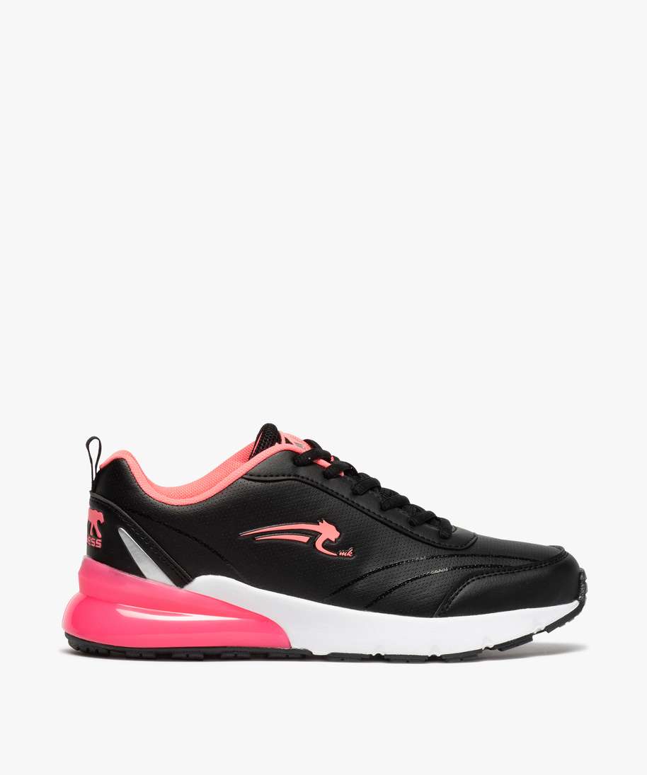 baskets fille bicolores running airness noir vif baskets fille GEMO