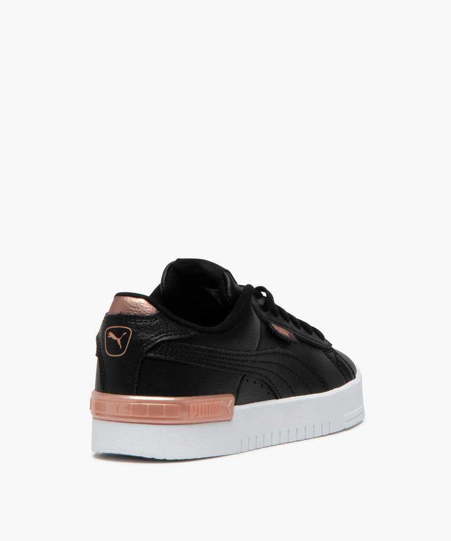 baskets femme a talon renforce puma jada olympic noir vif baskets et tennis femme GEMO