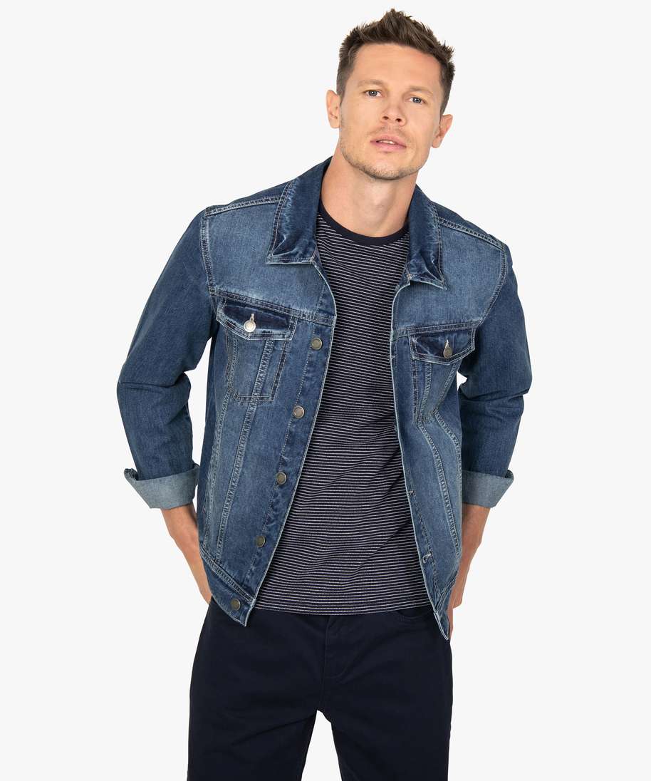 veste en jean homme