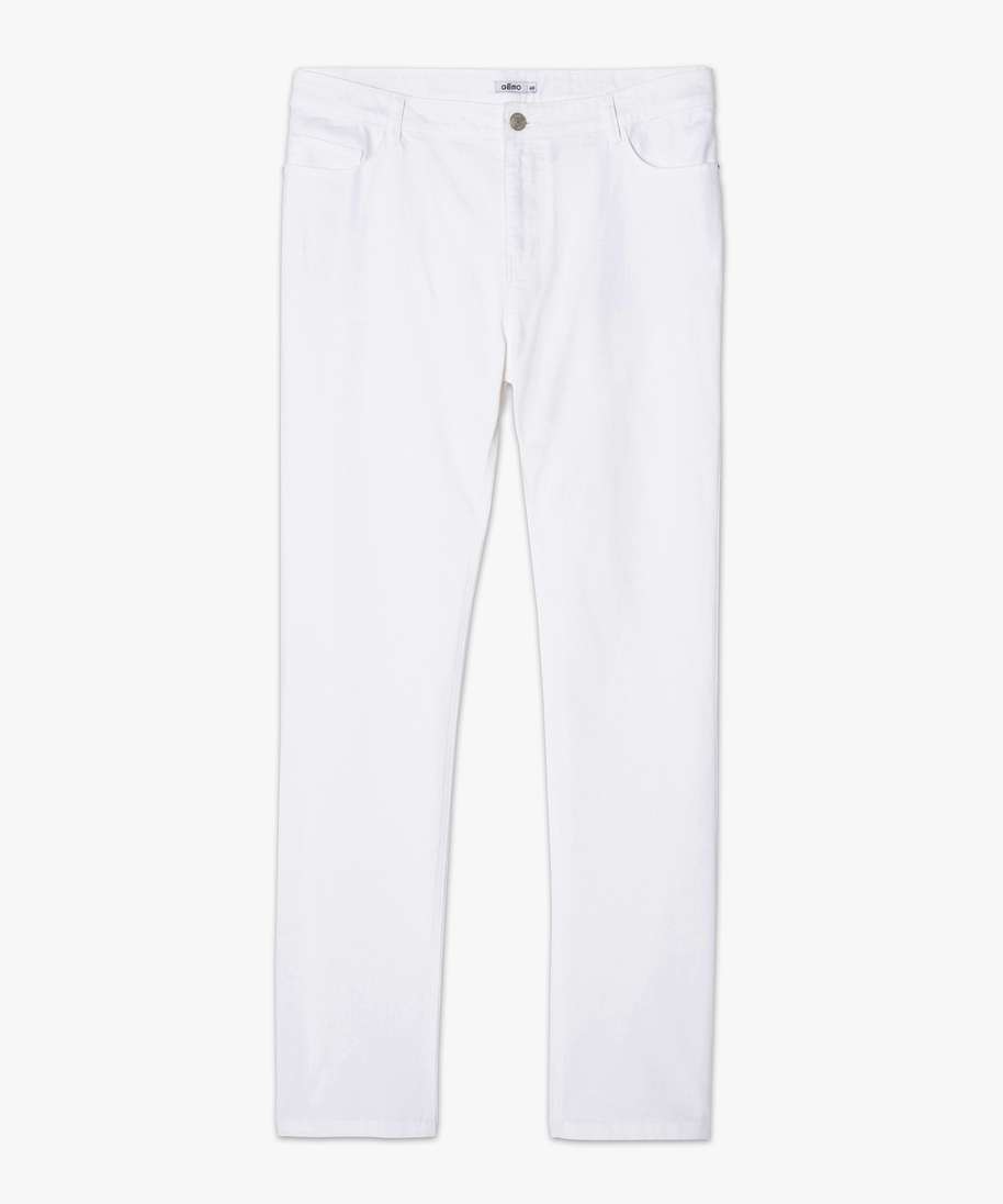 jean femme extensible coupe slim blanc pantalons et jeans
