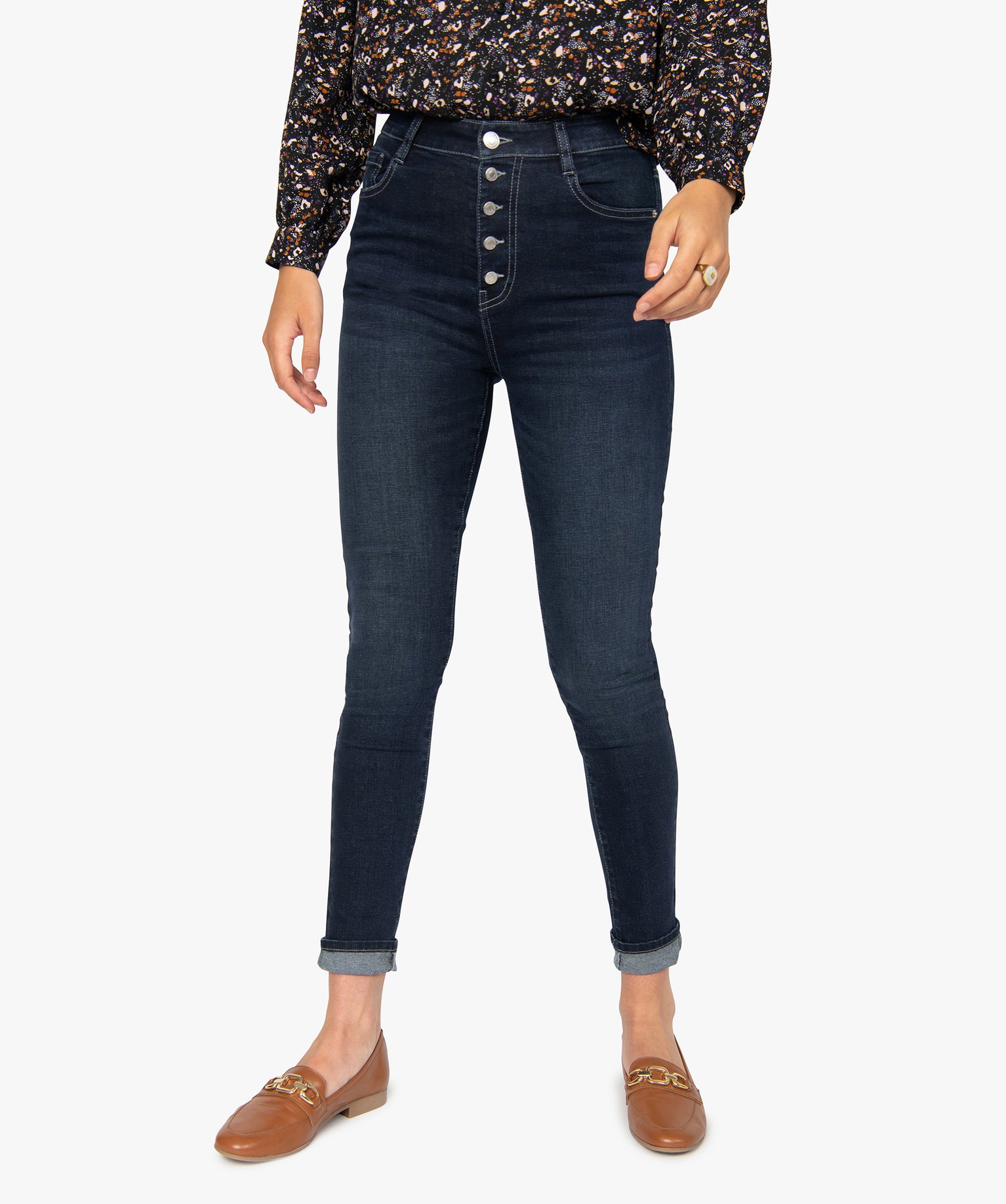 Jean brut clearance skinny femme