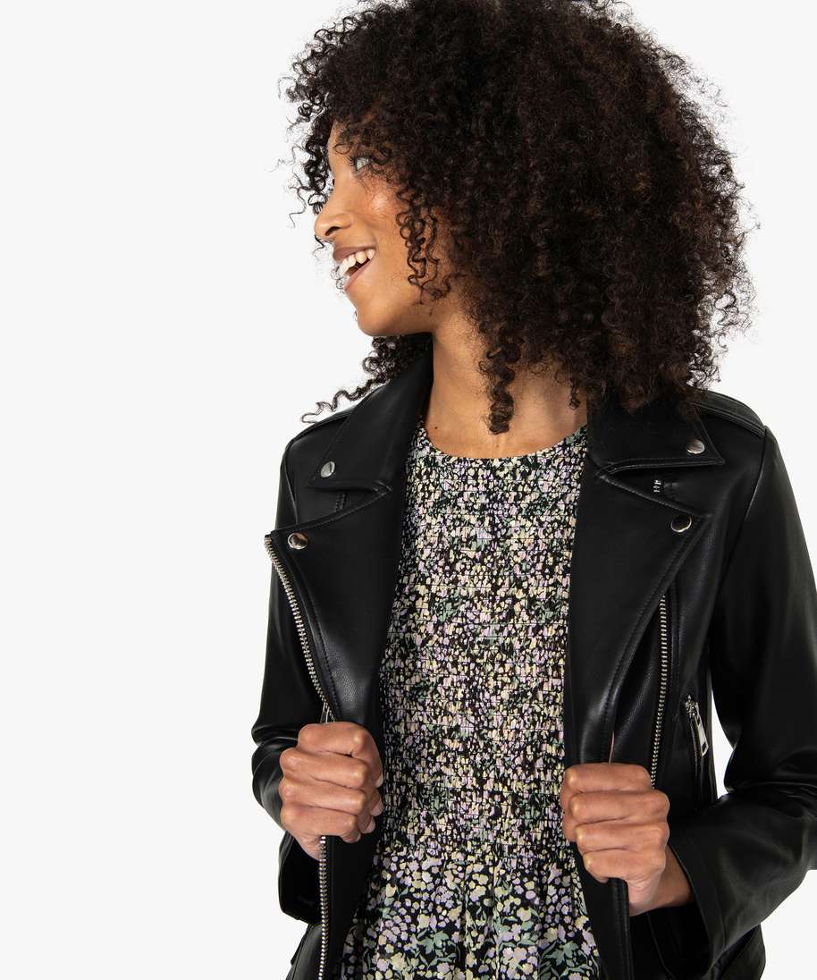 Veste avec broches【Déméter】feminine VESTE BRODÉE À FLEURS ZW COLLECTION - Noir | ZARA Canada