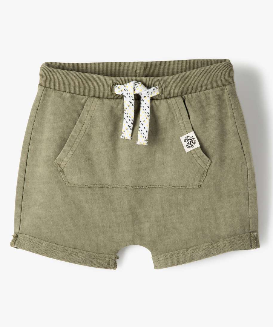 Short bébé garçon en maille texturée Gemo Fille Vêtements Combinaisons & Combishorts Combi-shorts 