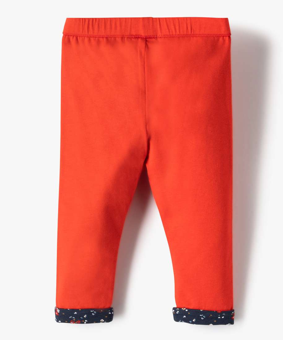 Legging rouge bebe online