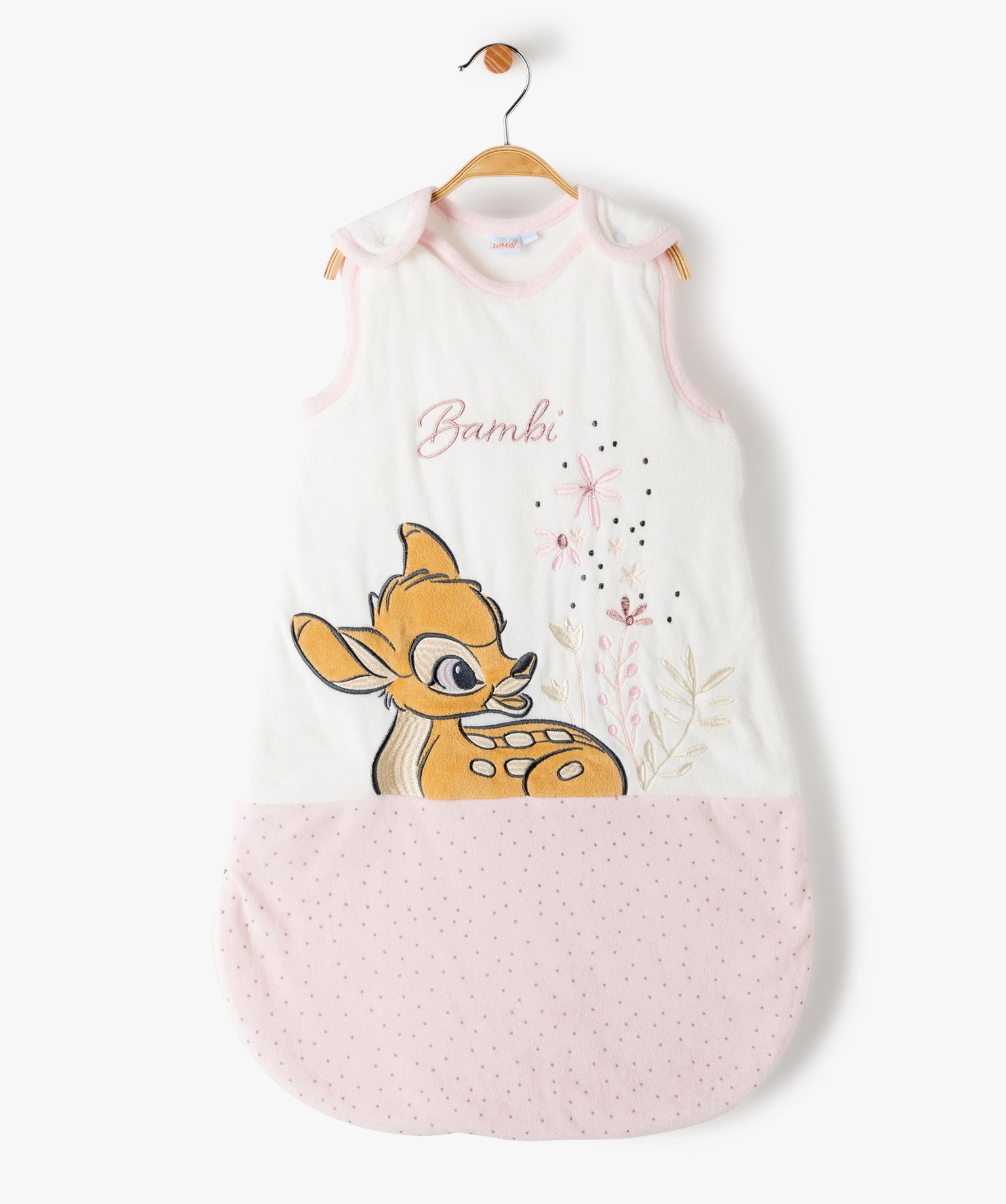 Disney Baby Gigoteuse bébé en velours avec manches amovibles Gemo Vêtements Sous-vêtements vêtements de nuit Gigoteuses 