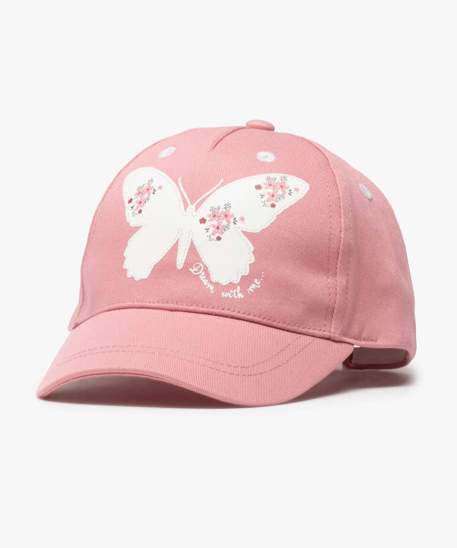Gemo Accessoires Fille Casquette Bebe Fille Motif Papillon Rose Bebe Gemo