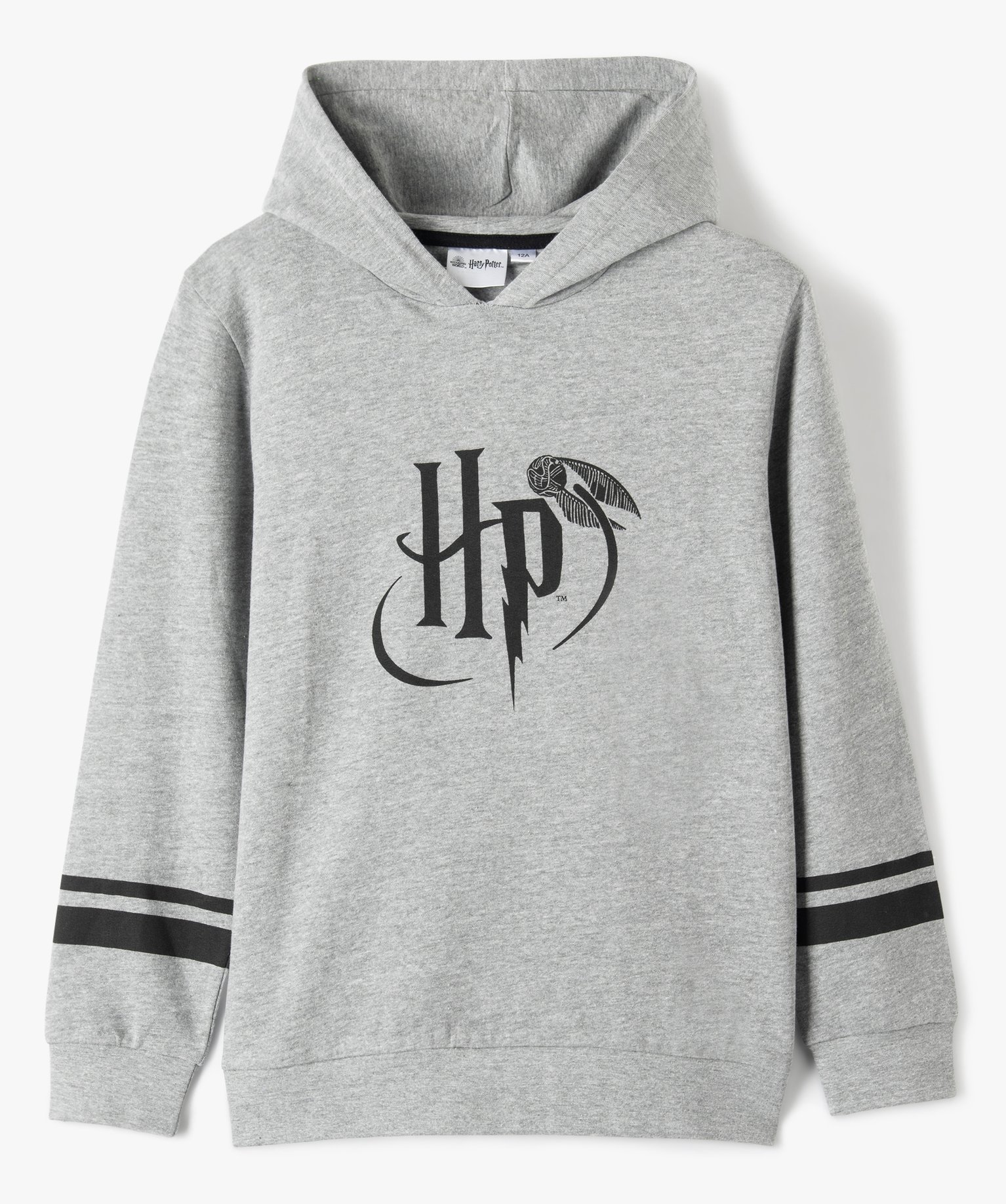 sweat garcon a capuche avec motif – harry potter gris sweats