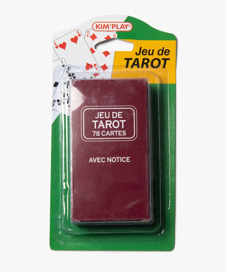 jeu de tarot 78 cartes multicolore garcon
