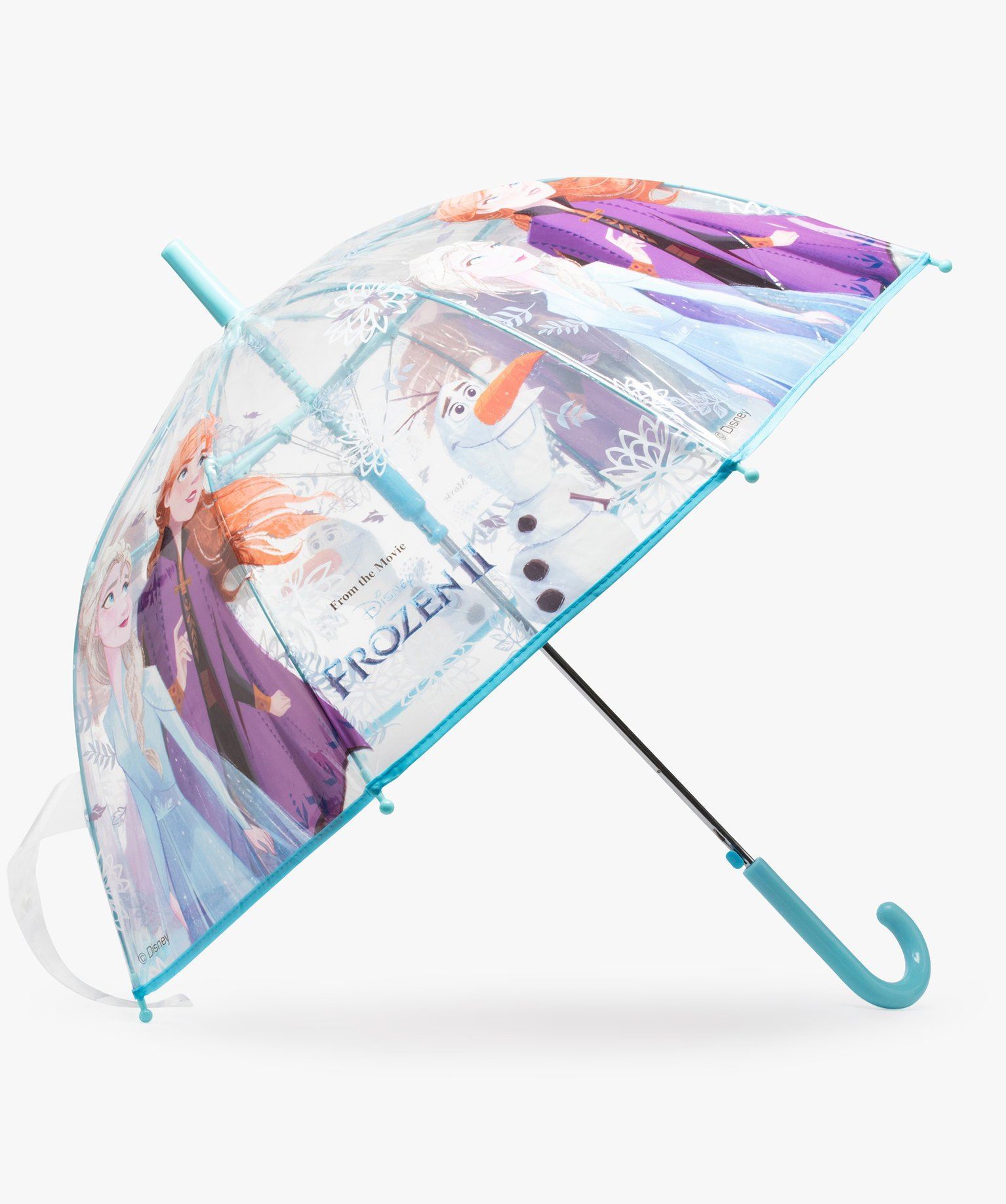 parapluie enfant transparent imprime la reine des neiges disney bleu  autres accessoires fille