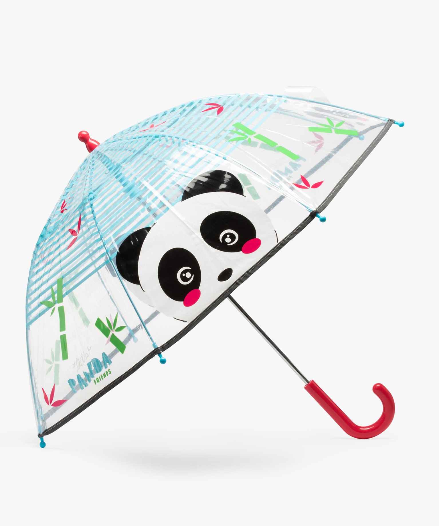 parapluie enfant transparent imprime panda multicolore