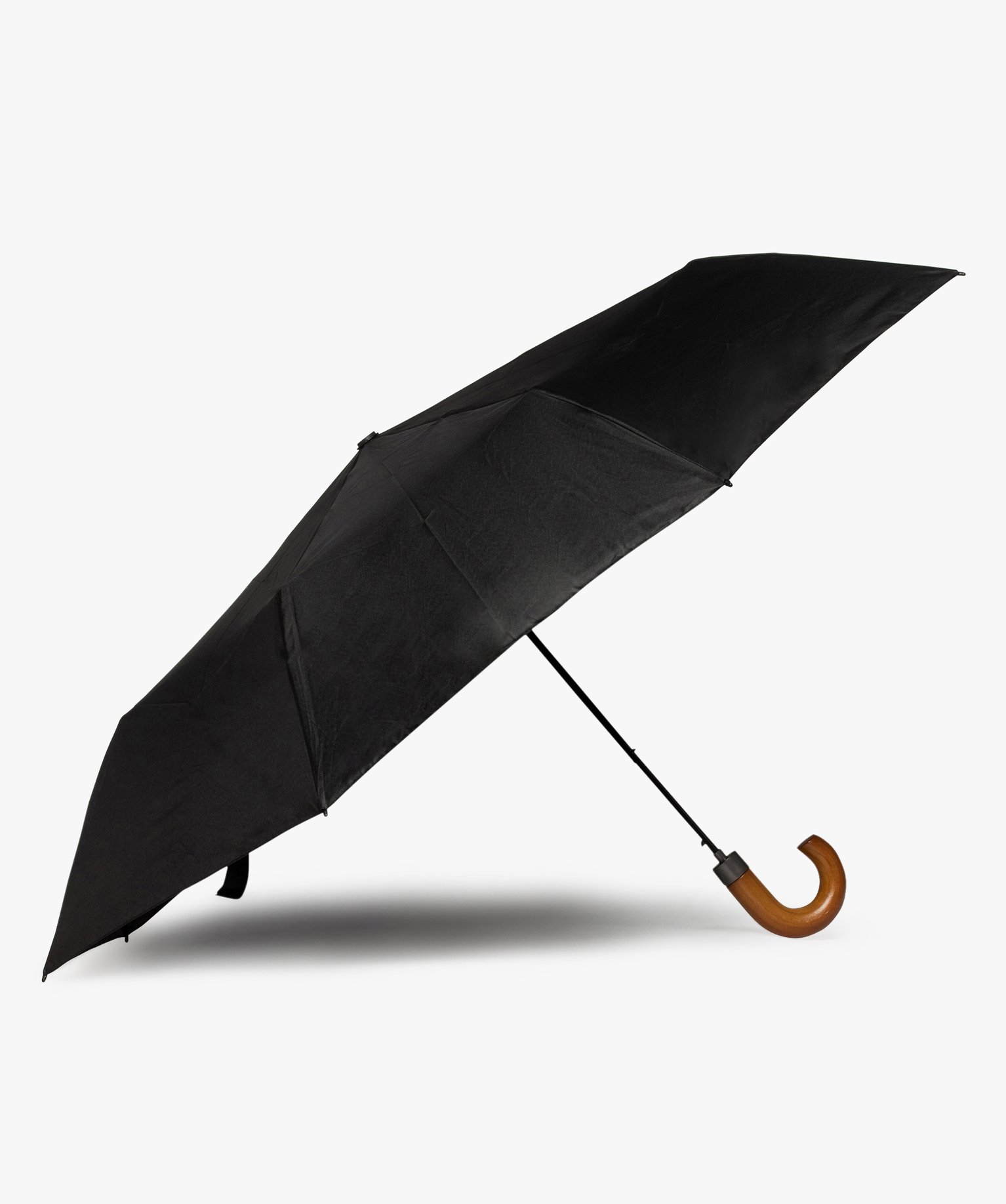 parapluie pliable a ouverture automatique - perletti noir