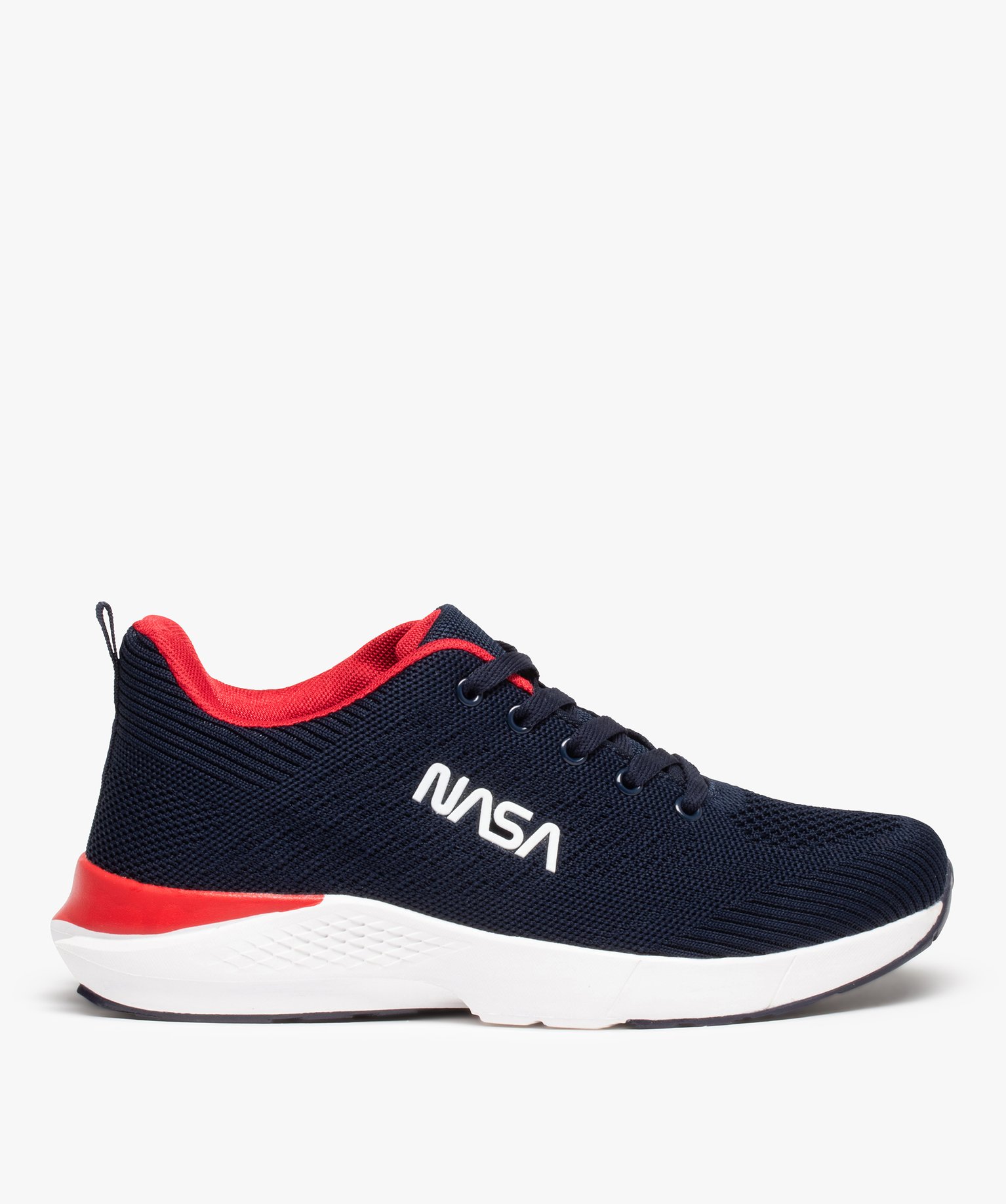 baskets homme uni en mesh extraleger nasa bleu baskets et tennis homme GEMO