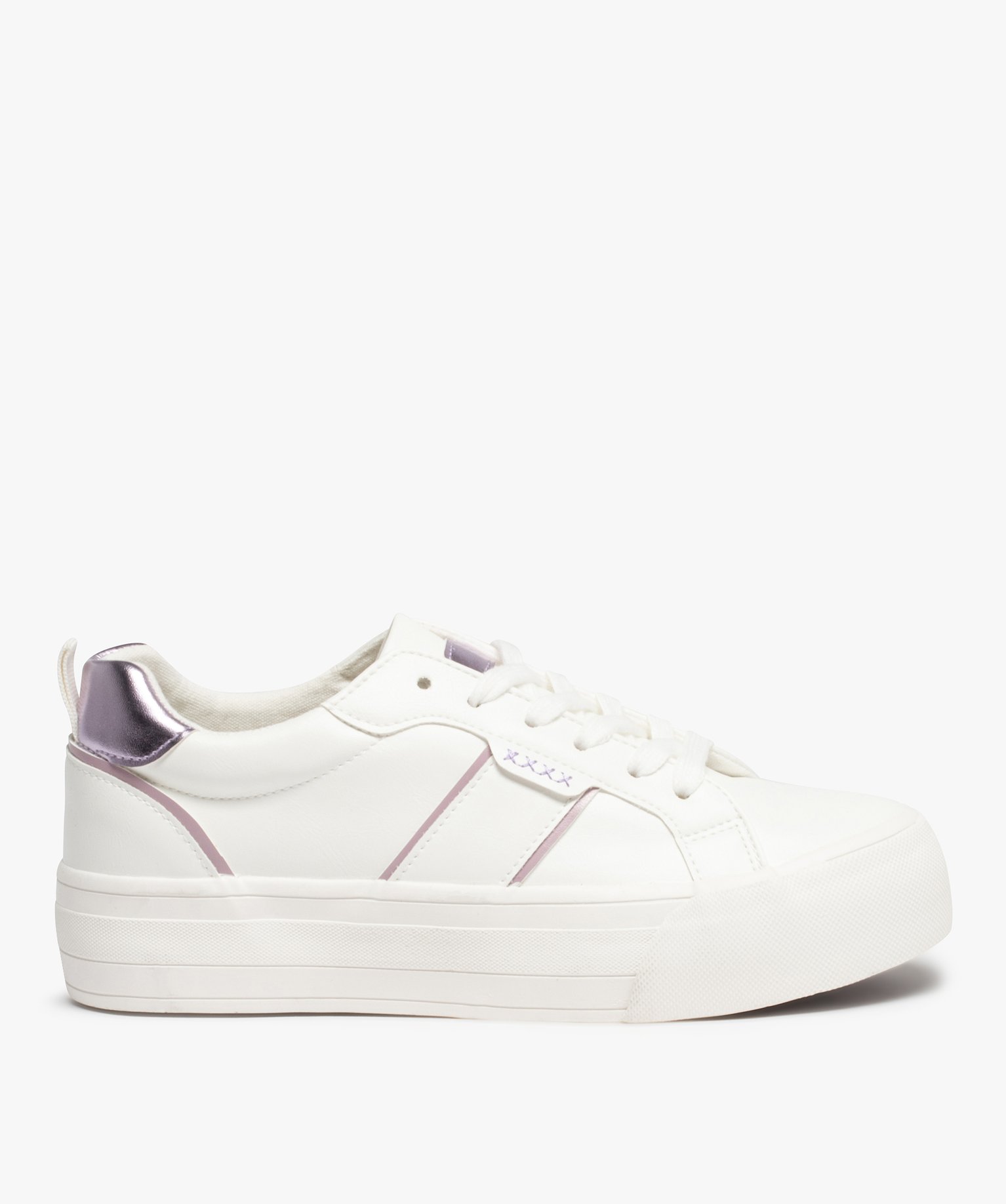 basket femme violette