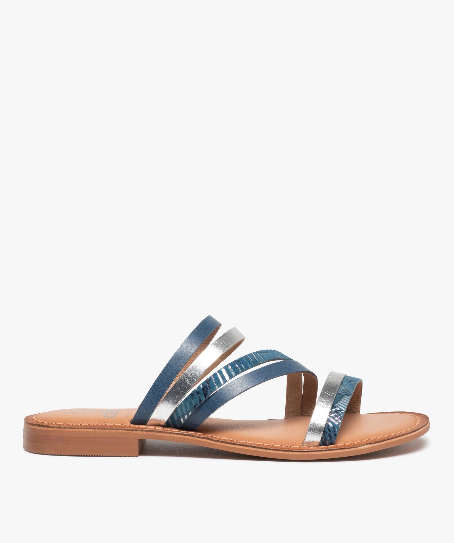 Mules femme bleues shop