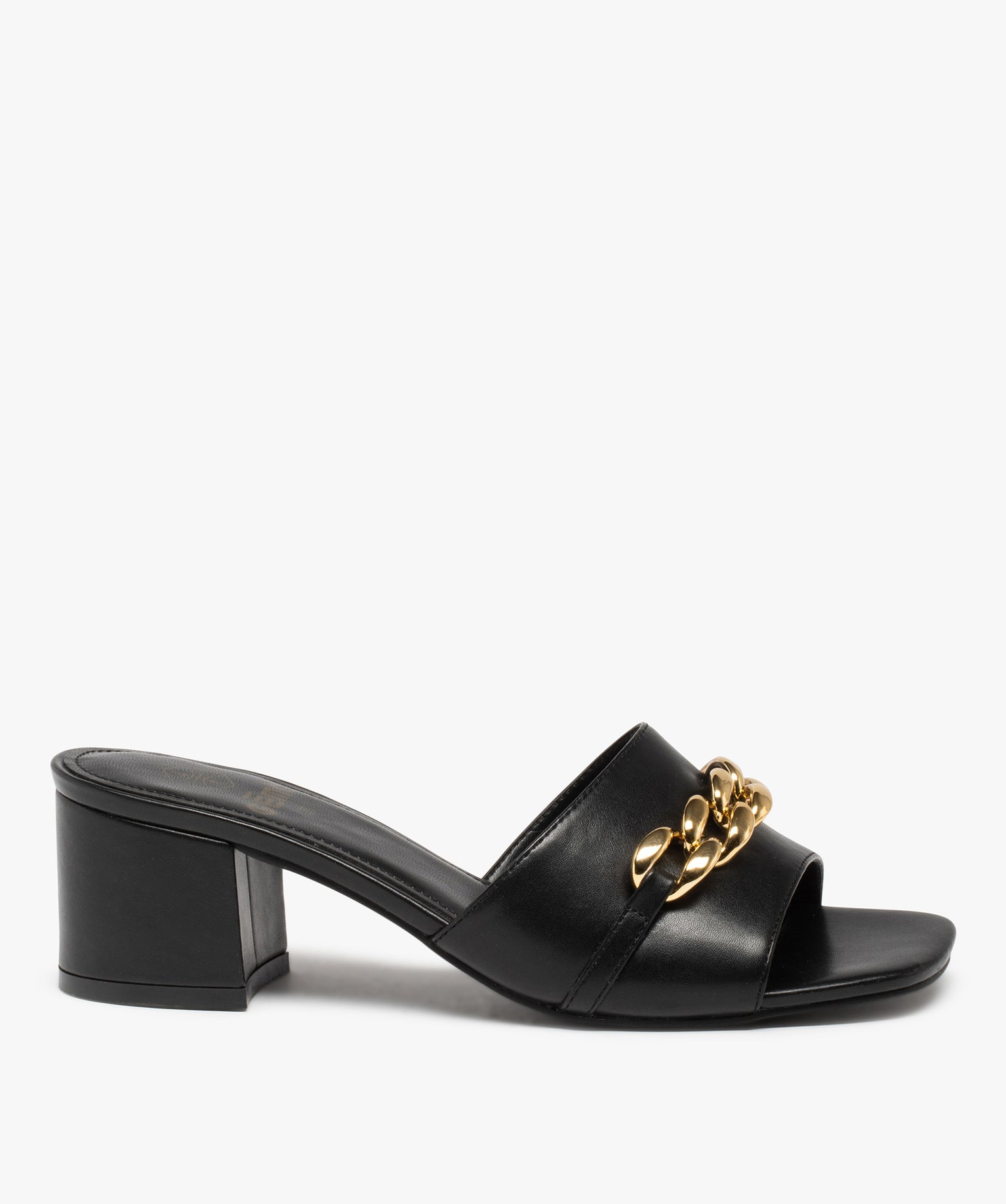Mules femme talon store moyen