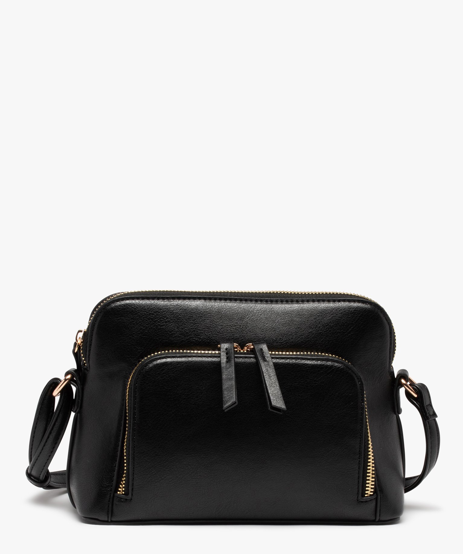 sac besace femme compact forme trapeze noir sacs bandouliere