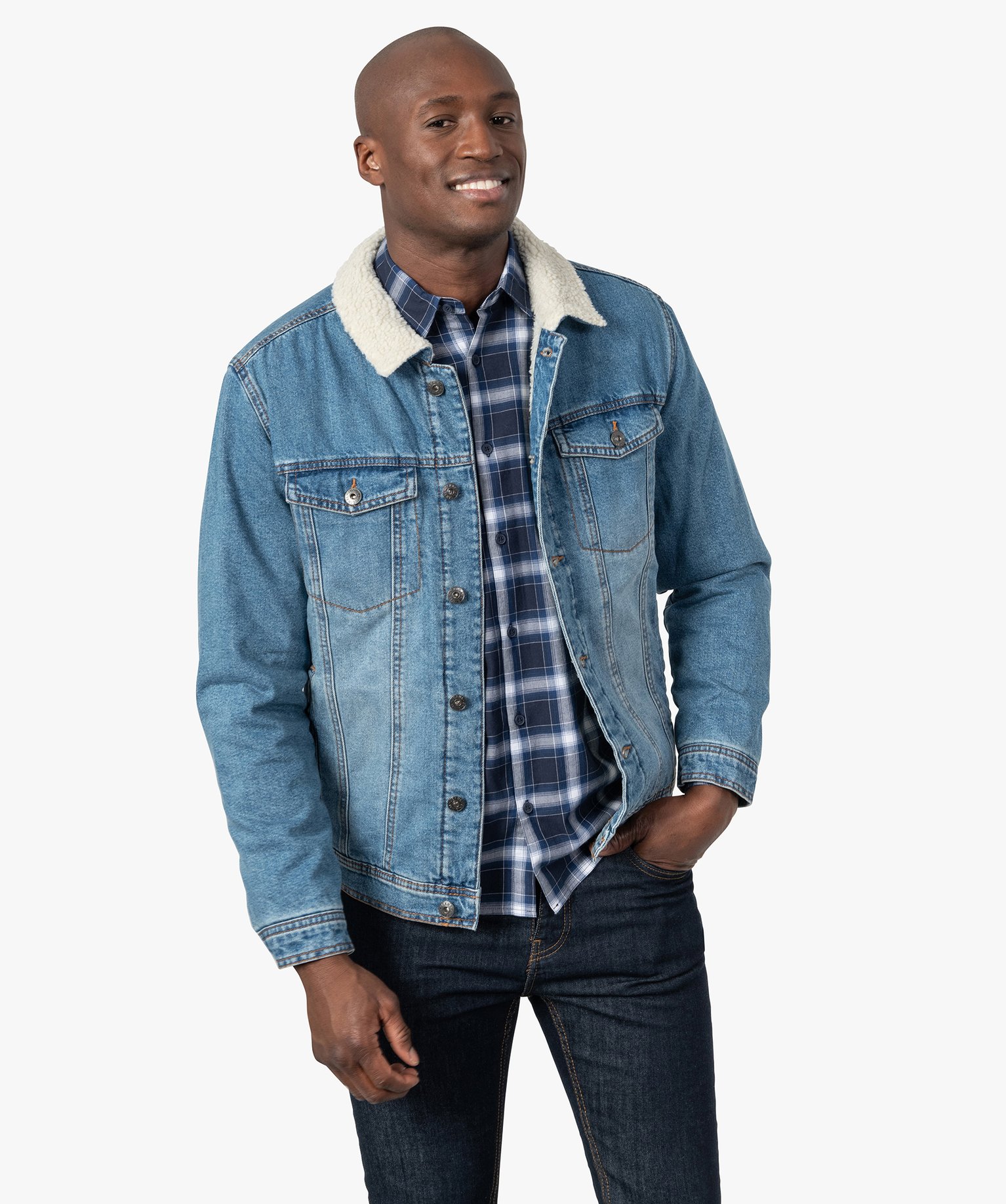 veste en jean homme