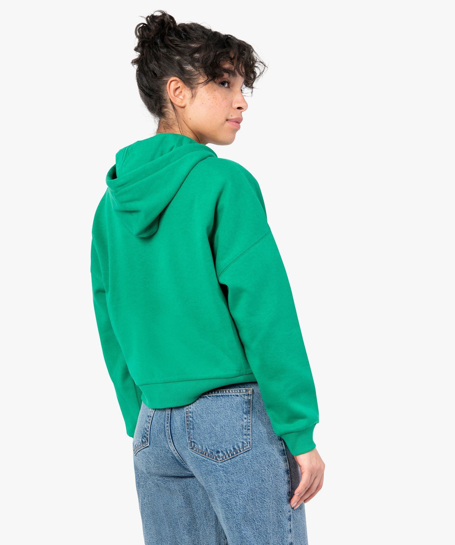 Sweat à Capuche Court Femme - Coupe Y2K Crop Top - Veste Décontractée Été - Pour Sport Ou Look Streetwear