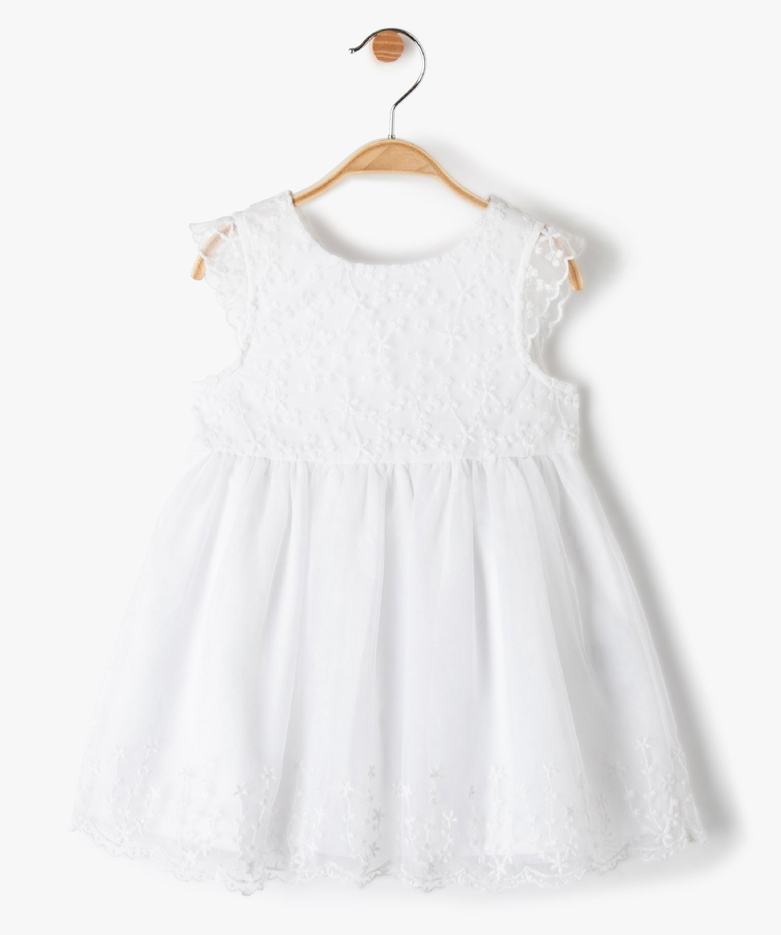 robe de ceremonie bebe fille - lulucastagnette blanc robes bebe