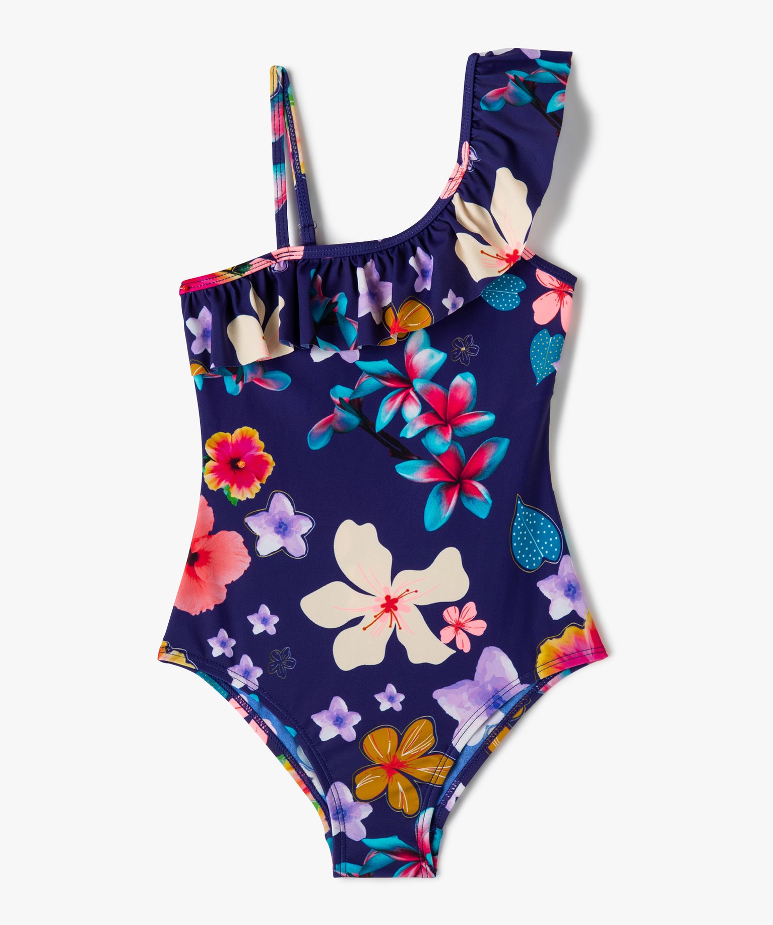 maillot de bain fille une piece a motifs fleuris imprime bebe