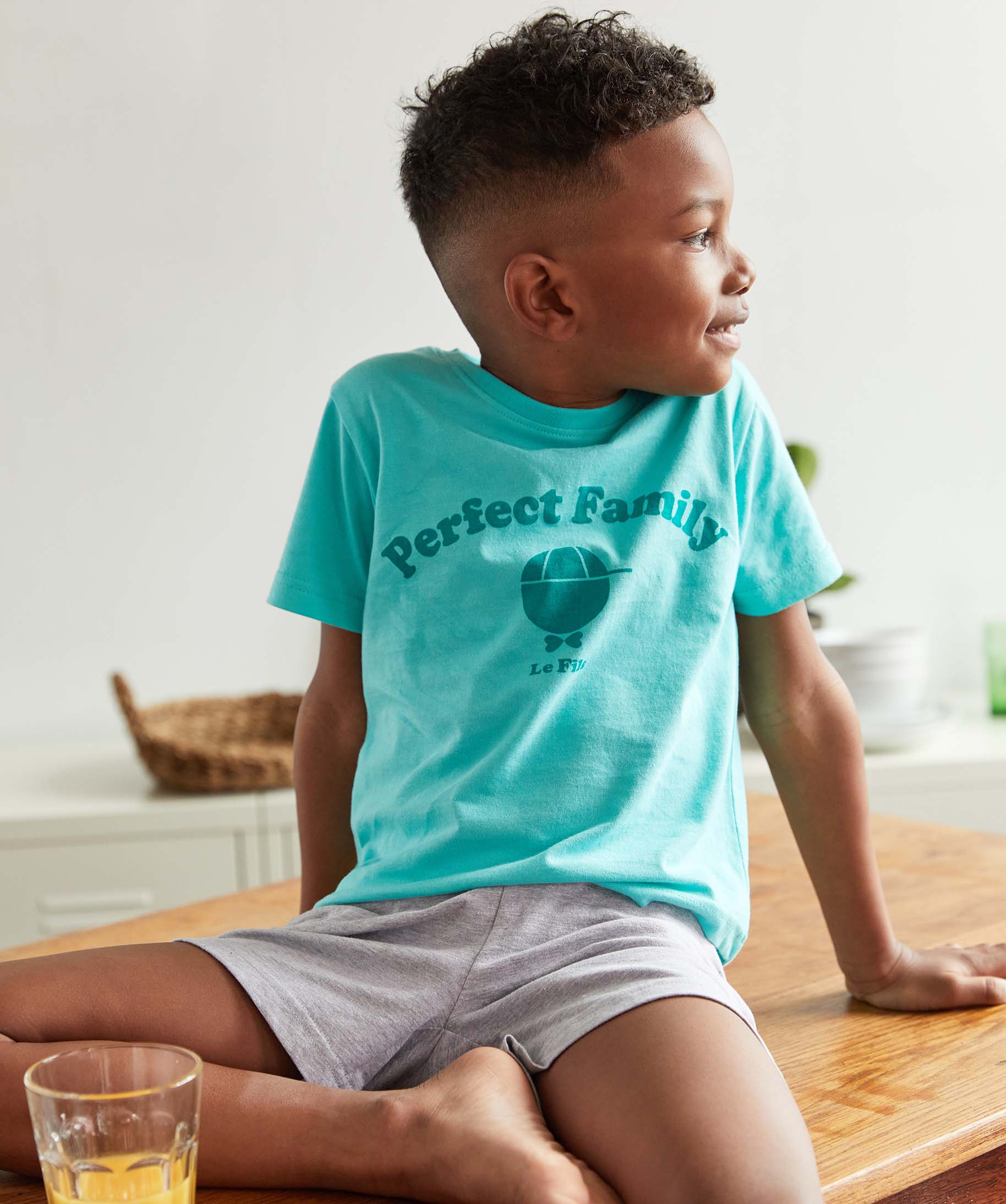 pyjashort garcon en jersey mixmatch vert pyjamas garcon GEMO